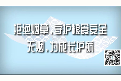 骚比在线观看拒绝烟草，守护粮食安全